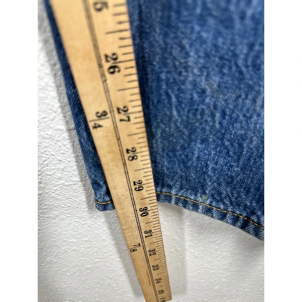 Levi's Jeans Men 38x32 Blue 501 Original Fit Straight Leg Paint‎ Splatter Denim
